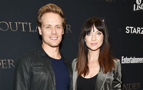 Sam Heughan share farewell message to Caitriona .